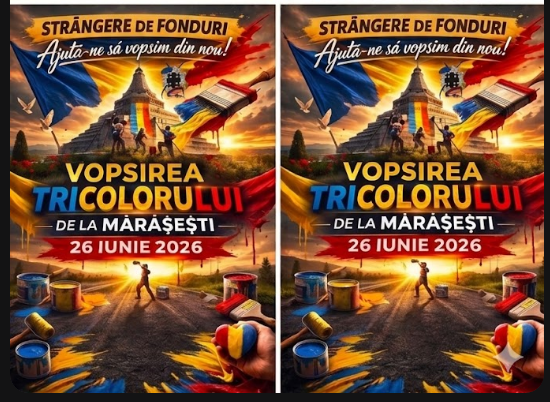 Vopsirea Tricolorului Mărășești